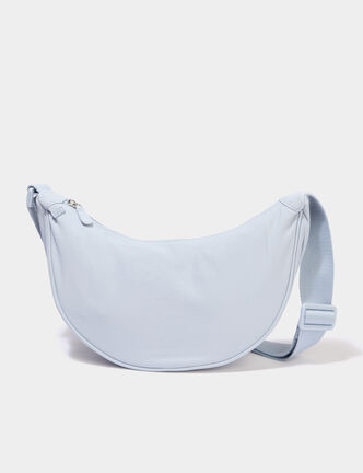 Sac banane en bandouli&egrave;re bleu ciel femme