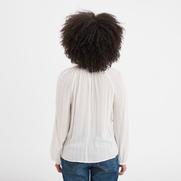 blouse cordons au col liberto blanc femme Blouse cordons au col Liberto blanc femme