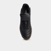 Tennis basses &agrave; lacets noir homme