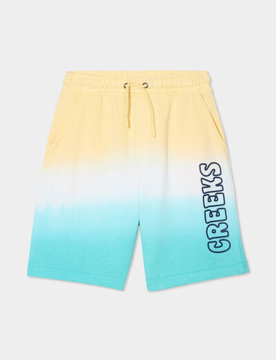Short de jogging regular jaune clair garçon