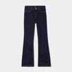 Jeans flare 5 poches Creeks denim brut femme