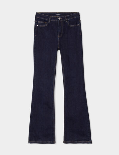 Jeans flare 5 poches Creeks denim brut femme