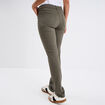 Pantalon slim stretch vert kaki femme