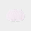 Short à volants et noeud coton Creeks rose clair bébé fille