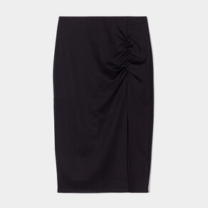 jupe midi fendue noir femme Jupe midi fendue noir femme