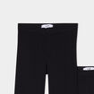 Lot 3 leggings coton noir fille