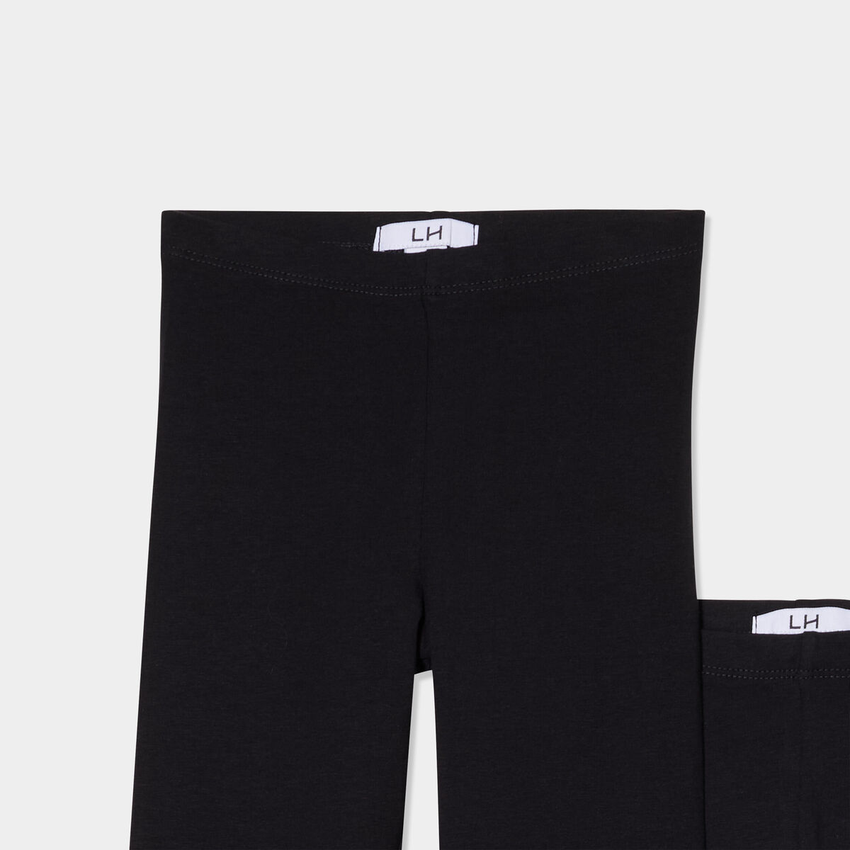 Lot 3 leggings coton noir fille