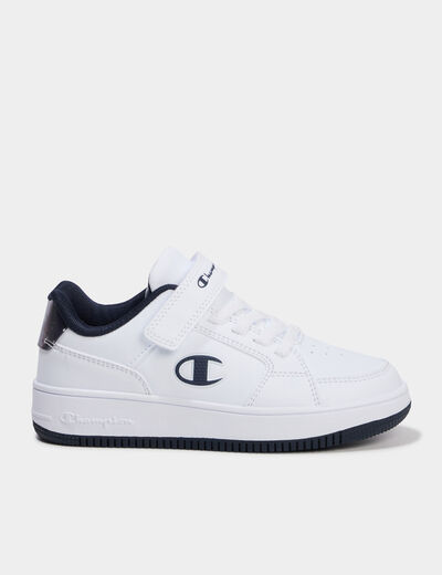 Baskets &agrave; scratchs Champion R18 noir gar&ccedil;on