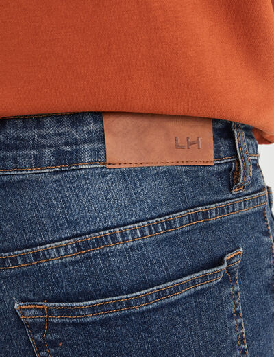 Jeans slim effet usé denim dirty homme