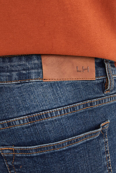 Jeans slim effet usé denim dirty homme