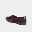 Ballerines bordeaux femme