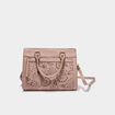 Sac rectangulaire bandoulière ajustable taupe femme