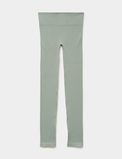 Legging de sport c&ocirc;tel&eacute; stretch vert pastel femme