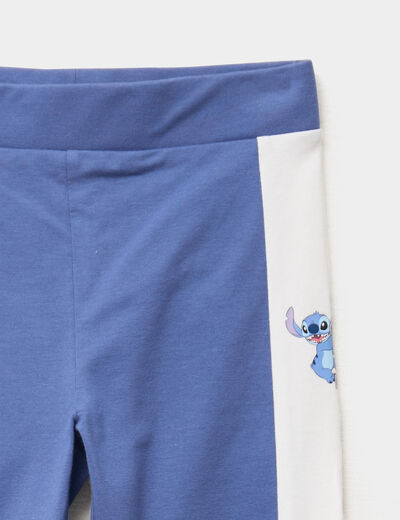 Legging coton majoritaire Stitch multicolore fille