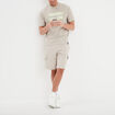 T-shirt avec manches courtes Liberto gris clair homme