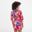 Robe ajustée noeud avec boucle Mosquitos rose fushia femme