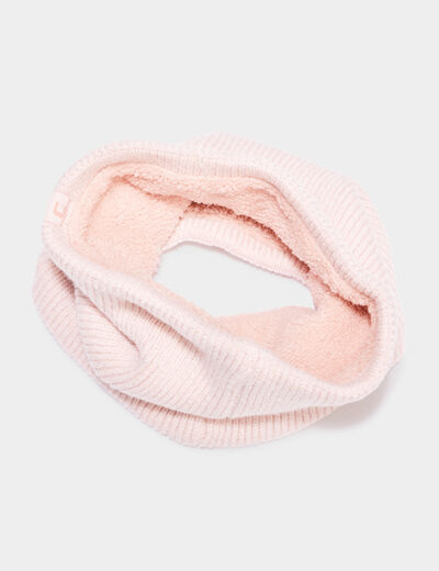 Snood fourré Creeks rose clair fille