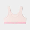 Soutien-gorge brassière coton rose poudrée fille