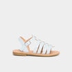 Sandales avec brides bleu ciel fille