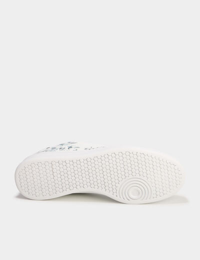 Tennis basses à lacets Creeks gris argent femme