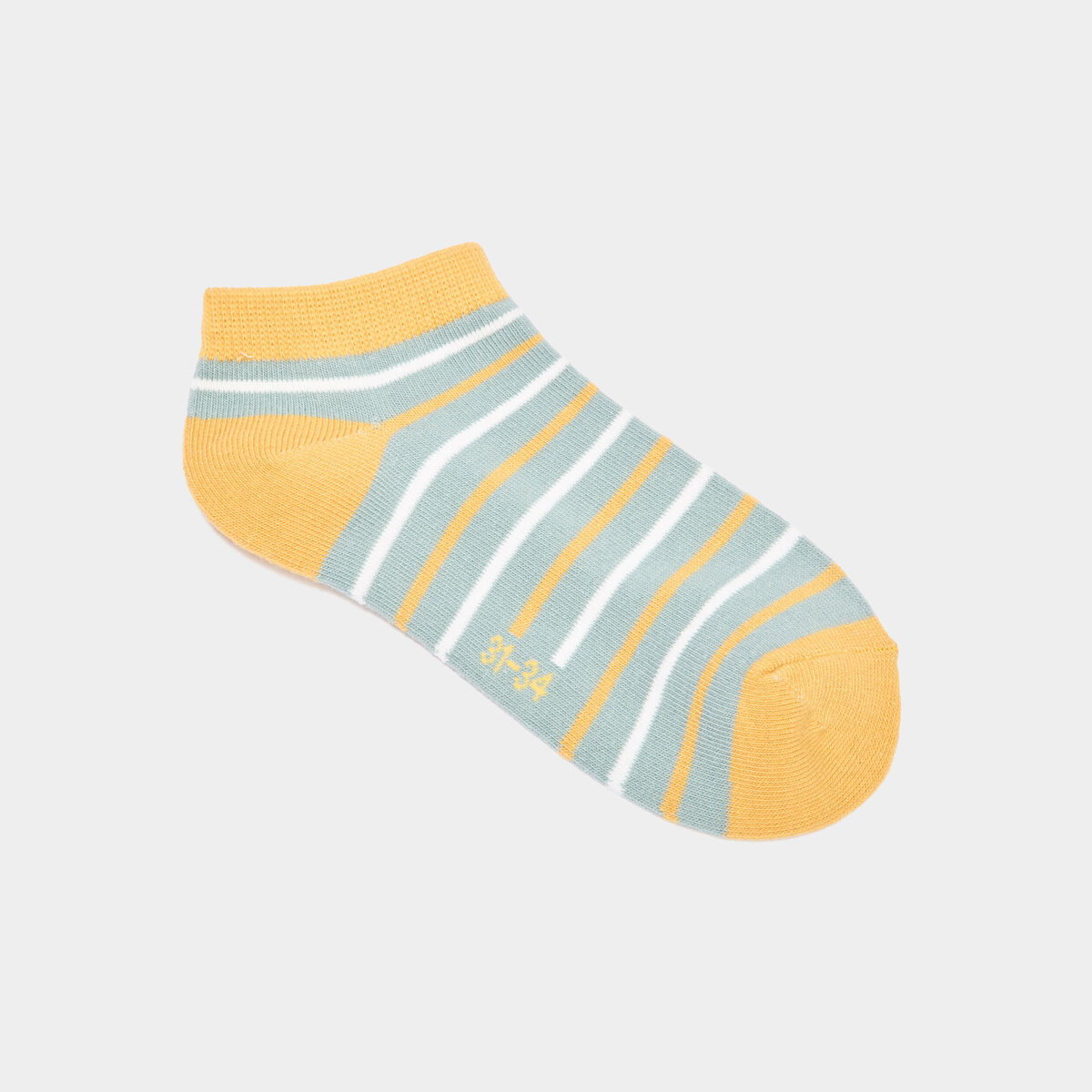 Lot 5 paires chaussettes basses orange corail gar&ccedil;on