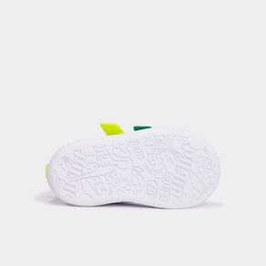 Tennis basses à scratchs Puma blanc bébé garçon