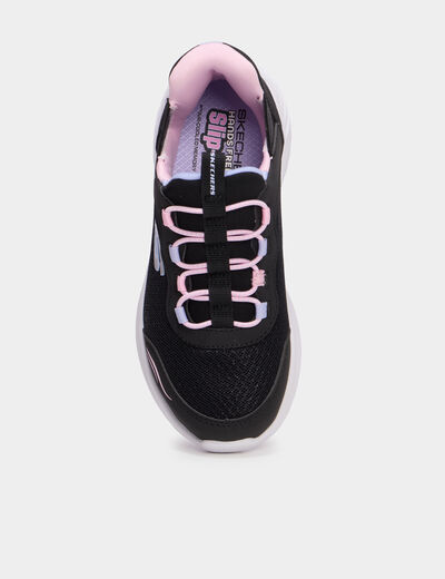 Baskets running Slip-ins &agrave; bout rond noir fille