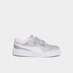 Baskets &agrave; scratchs et paillettes Puma gris argent fille