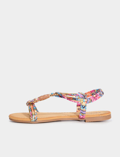 Sandales Mosquitos violet femme