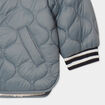 Blouson réversible à capuche amovible vert canard bébé garçon