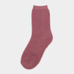 Lot 2 paires chaussettes mi-hautes vieux rose fille