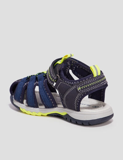 Sandales Trappeur bleu marine garçon