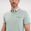 Polo manches courtes coupe droite vert pastel homme
