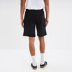 Bermuda cargo molleton taille &eacute;lastiqu&eacute;e noir homme