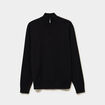 Pull camionneur manches longues noir homme