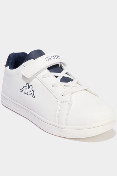 Tennis basses &agrave; scratchs Kappa ADENIS EV bleu gar&ccedil;on
