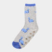 Lot 2 paires chaussettes d'int&eacute;rieur gris gar&ccedil;on