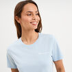 T-shirt manches courtes coton Champion bleu ciel femme