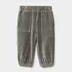 Pantalon effet velours c&ocirc;tel&eacute; vert kaki b&eacute;b&eacute; gar&ccedil;on