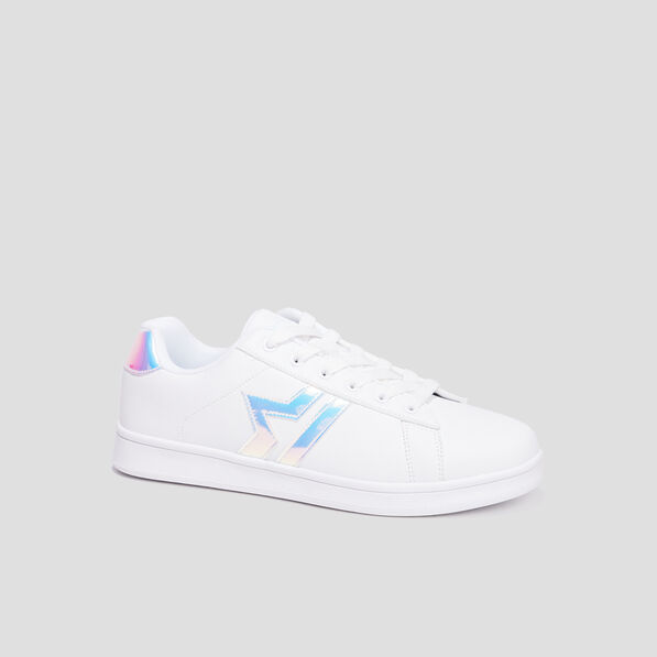 Tennis basses à lacets Creeks Iconik blanc femme