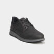 Derbies &agrave; lacets effet similicuir gris homme