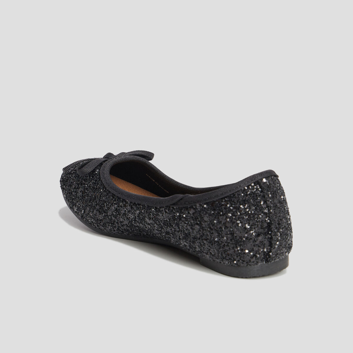 Ballerines à paillettes noir fille