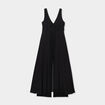 Combinaison pantalon avec voile jupe noir femme