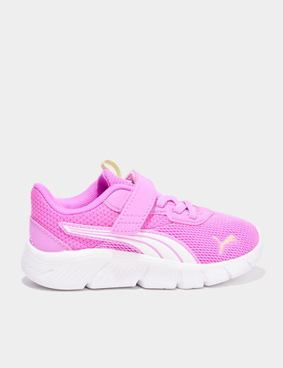 Baskets running scratchs Puma Flexfocus rose framboise fille