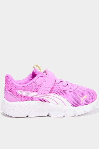 Baskets running scratchs Puma Flexfocus rose framboise fille