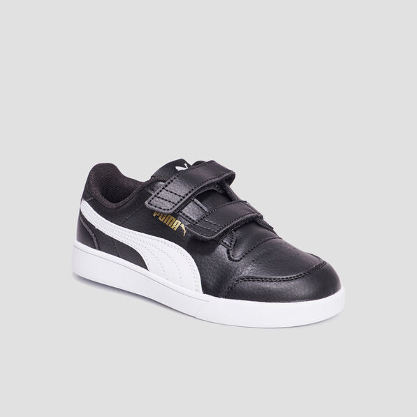 tennis basses a scratchs puma shuffle noir garcon Tennis basses à scratchs Puma Shuffle noir garçon