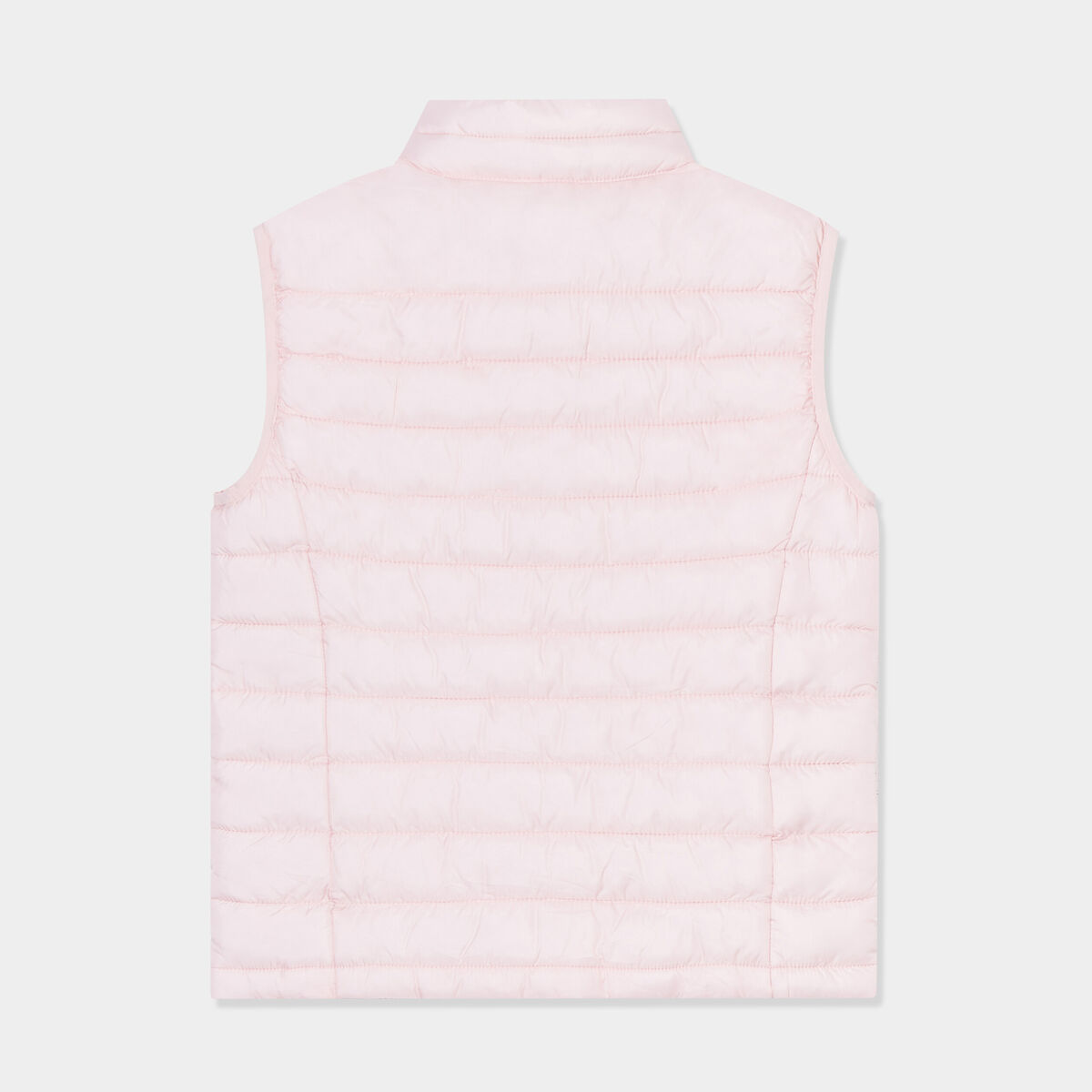 Doudoune l&eacute;g&egrave;re sans manches imperm&eacute;able rose clair fille
