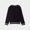 Sweat &agrave; sequins manches longues Stitch noir fille