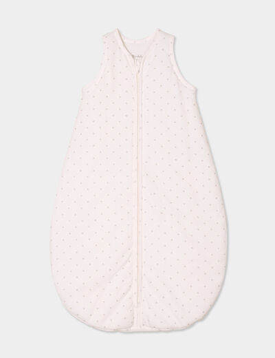 Gigoteuse sans manches TOG 1 coton blanc bébé
