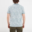 Polo droit manches courtes coton Creeks bleu ciel homme